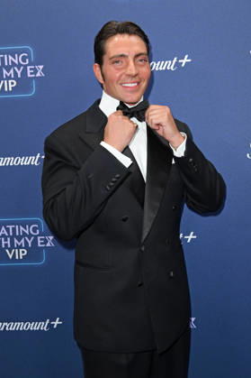 Fabio Knez at the EATING WITH MY EX dinner event to kick off the Paramount Reality TV show at Grace Restaurant in Berlin on October 28, 2026