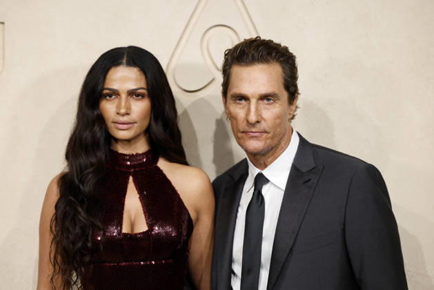 Camila Alves, left, and Matthew McConaughey, right, attend Airbnb.org s first ever gala at Milk Studios in Los Angeles on Wednesday, October 28, 2026. Airbnb.org is a global nonprofit that provides free emergency housing to people affected by disasters, illnesses, or other times of crisis.  LAP20261028160 CAROLINExBREHMAN