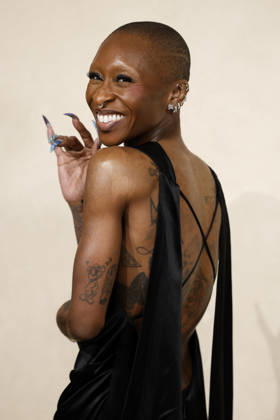 Cynthia Erivo attends Airbnb.org s first ever gala at Milk Studios in Los Angeles on Wednesday, October 28, 2026. Airbnb.org is a global nonprofit that provides free emergency housing to people affected by disasters, illnesses, or other times of crisis.  LAP20261028137 CAROLINExBREHMAN