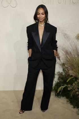 Zoe Saldana attends Airbnb.org s first ever gala at Milk Studios in Los Angeles on Wednesday, October 28, 2026. Airbnb.org is a global nonprofit that provides free emergency housing to people affected by disasters, illnesses, or other times of crisis.  LAP2026102892 CAROLINExBREHMAN