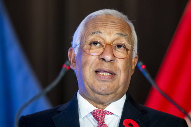 October 29, 2026, Montreal, Pq, CANADA: President of the European Council, Antonio Costa, gives remarks at a luncheon ahead of the Canada-EU Summit, in Montreal, on Thursday, Oct. 29, 2026. Montreal CANADA  - ZUMAc35_ 20261029_zaf_c35_134 Copyright: xChristopherxKatsarovx