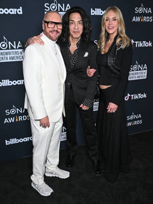 October 29, 2026, Los Angeles, California, USA: DESMOND CHILD, PAUL STANLEY and ERIN SUTTON attend 2026 (Songwriters of North America) SONA Awards. Los Angeles USA  - ZUMAb173 20261029_aap_b173_050 Copyright: xBillyxBennightx