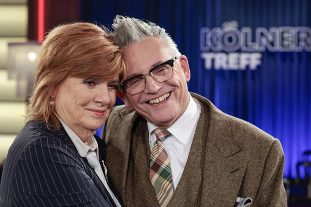 Christine Westermann and Götz Alsmann during the taping of the WDR talk show *Kölner Treff* at WDR Studio BS 3 in Cologne, October 29, 2026 Foto:xR.xSchmiegeltx xFuturexImagex koelner_treff2910_6018