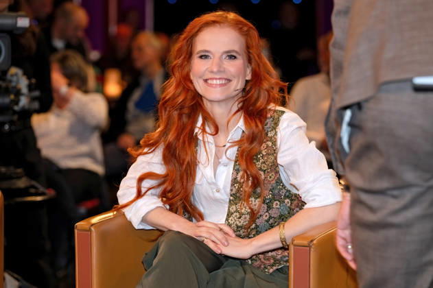 MDR Riverboat herbal expert Michelle Ziegelmann during the taping of the MDR talk show Riverboat on October 30, 2026, at Mediacity Leipzig 20261030ADO0012
