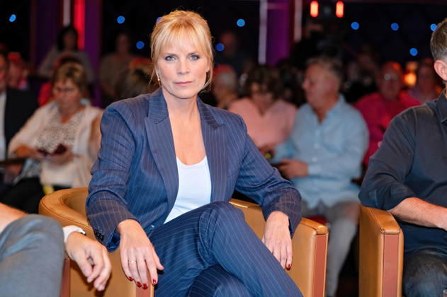 MDR Riverboat actress Melanie Marschke during the taping of the MDR talk show Riverboat on October 30, 2026, at Mediacity Leipzig 20261030ADO0026