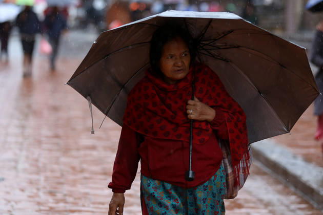Cyclone Arnab s Impact: Continuous Rainfall Disrupts Daily Life Across Kathmandu Valley A pedestrian walks through Patan carrying an umbrella during rainfall in Lalitpur, Nepal, on October 31, 2026. Continuous rain has disrupted daily activities across the Kathmandu Valley. Lalitpur Bagmati Nepal  Copyright: xSubaasxShresthax originalFilename: shrestha-cyclonea261031_nplN5.jpg